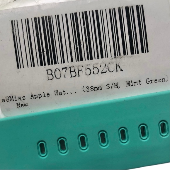 5/$20 NEW Mint Green Silicone Band Buckle Apple Watch 38/40/41mm S/M - Picture 6 of 9